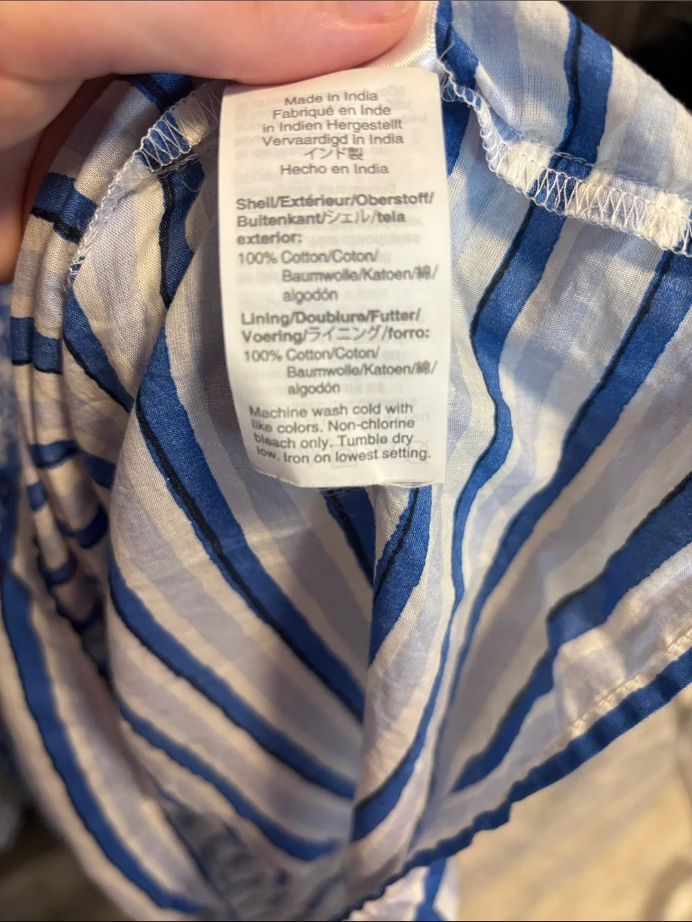J. Crew Maxi Dress- Blue, Purple, White